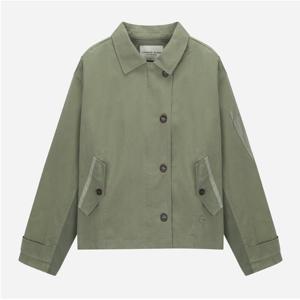 [써스데이아일랜드]셔츠카라 컬러블록 블루종 점퍼 T256MJP902W