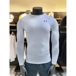 [언더아머]헬스복 남성 히트기어 아머 긴팔 티셔츠 1361524-100_