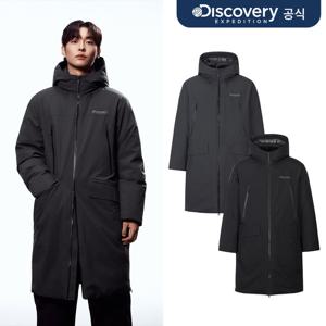 [디스커버리]남성 베르겐 베르텍스 구스다운 롱패딩 2종 택1  DMDJ7U056-SET