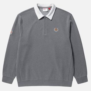 윌슨긴팔티 LQC W243001GHT91-MGR 카라형 반집업 맨투맨