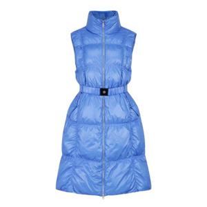 [세인트앤드류스]양말증정 여성 사각 셔링 벨티드 구스다운 롱 패딩 베스트 821E4JV008