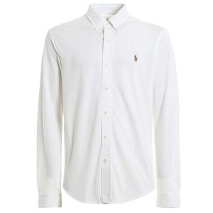 23SS 포니 자수 옥스포드 셔츠 화이트 710728724 001