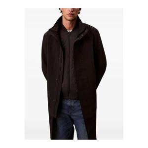 25 FW 캘빈클라인 로고 디테일 후드 코트 LV04LD518GUB1 TP444391853