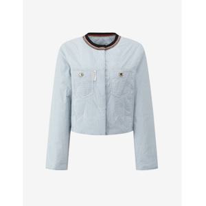 [듀엘]니트넥 스트라이프 패딩 점퍼 D254MSJ231