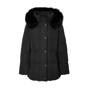 헤지스레이디스 (HSJU5DC01) 탈착카라 구스다운 하프 패딩