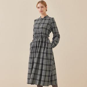 [매긴]헨리넥 체크 원피스_PBMF5W1OP3020