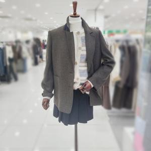 [비지트인뉴욕]투버튼 하운드투스패턴 아웃포켓 자켓 VBBJKA2_US