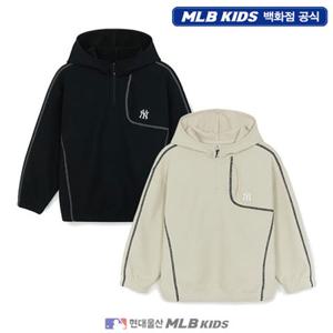 [MLB키즈US] (7AHDB1156) 아웃도어 와플 반집업 후드 아동후드티셔츠 키즈후드티셔츠