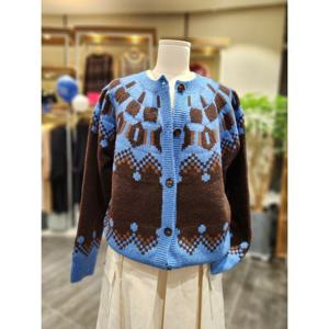 [플라스틱아일랜드]MARIO플라스틱아일랜드 라운드박시카디건 PR4KG581