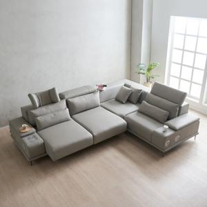 알토 모션소파 리클라이너 5인용 코너형 천연면피소가죽 고급형 (콘솔박스 제외)