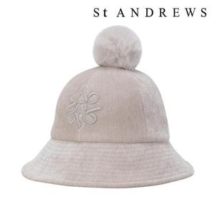 세인트앤드류스  (821E4CP089) 여성 별 심볼 자수 폼폼 리본 버킷