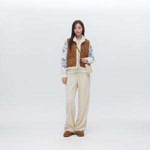 플라스틱아일랜드  (PR4MV201) SET 퍼가방 무스탕 시어링 베스트