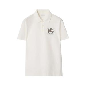 버버리 이퀘스트리안 나이트 코튼 폴로 셔츠 8121966