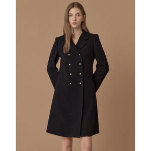 질스튜어트 뉴욕 여성 25FW 시즌오프 네이비 포켓 울혼방 긴팔원피스 JSDR5D440N3