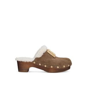 25 FW 돌체앤가바나 로고 장식 스웨이드 클로그 CV0077AN339 TP432449165