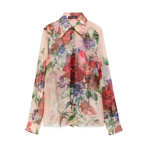 25 FW 돌체앤가바나 카멜리아 프린트 셔츠 F5R64TIS1Y7 TP444944856