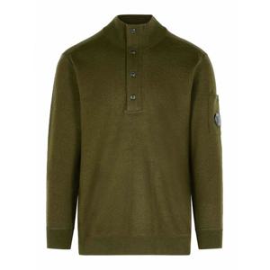 [CP COMPANY] 라프리마 남성 크루 넥 Grs 그린 울 블렌드 스웨터 19CMKN199A110468A683 /8