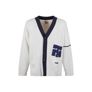 25 FW 챔피온 아플리케 울 혼방 가디건 221889WW023 TP445152750