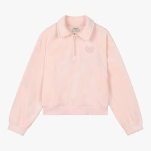 [유솔(아동)][유솔] 말랑벨로아 반오픈 맨투맨 ULMA23T05