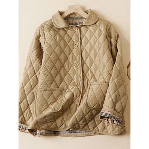 [귈림](귈림) 체크 배색 경량 퀼팅 점퍼(G5WJP035P)