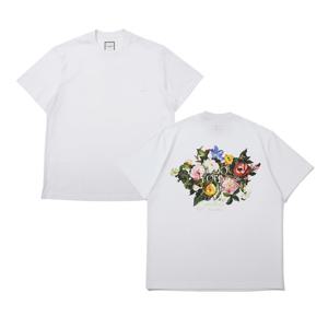 우영미 플라워 백로고 남성 반팔티셔츠 W253TS06701W