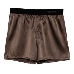 톰포드 로고 엘라스틱 웨이스트밴드 사이드 슬릿 쇼츠 SH0080 F