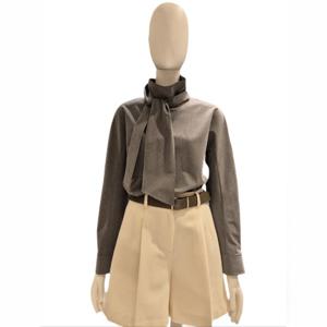 [쥬크]스트랩 타이 블라우스 (Z254MSC038)