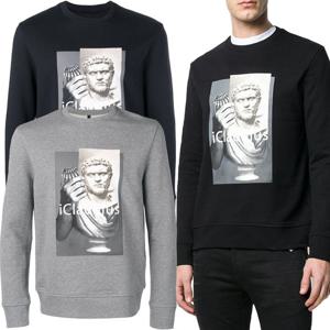 닐바렛 클라우디우스 슬림핏 맨투맨 블랙 네이비 그레이 3종 PBJS441D L512S