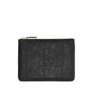 26SS 꼼데가르송 EMBOSSED 로고타입 파우치 SA5100ELBLK TP569909631