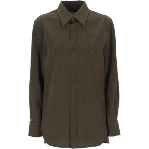 25FW 생로랑 LINEN 앤 코튼 CASS앤RE 셔츠 823673Y3D501342 TP565415970