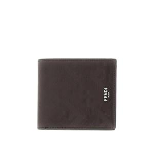 [FENDI] 라프리마 남성 지갑 purses 바이폴드 Vitking Stff Marrone 7M0169AJF4F1ULA Brown /8