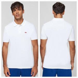 리바이스 베이직 반팔 카라 티셔츠 화이트 35883-03