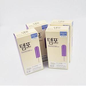 템포 내추럴 순면 탐폰 레귤러 8p X 4팩 템포생리대 여성생리대 템포슈퍼 생리대 체내형생리대