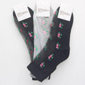 여성용 시스루 중목 양말 6개 W17361 양말추천