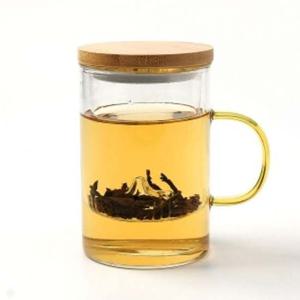 마운틴탑 내열유리 티머그 거름망 뚜껑유리컵