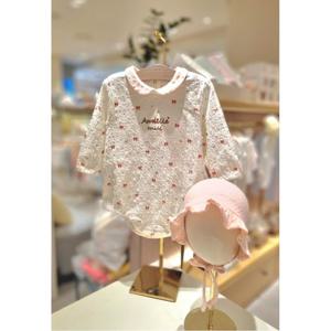 (밍크뮤10) 26봄신상 HK(PH)아미엘뮤리본SET바디수트 (3617067602)