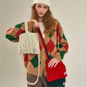 [랩]MARIO꽈배기 니트백 AP7ABA03