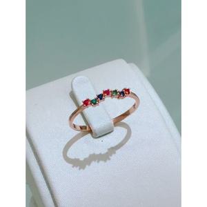 미니골드 14k [미니젬스] 시그널 멀티 반지 MRM14298