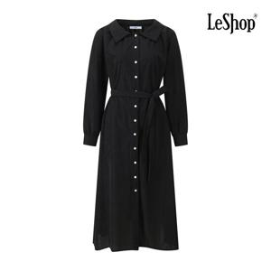 [르샵]카라넥 셔츠형 스트랩 원피스 BQ1OP007A