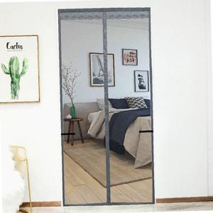 라이프업 심플 문 모기장(100x210cm)자석 현관방충망