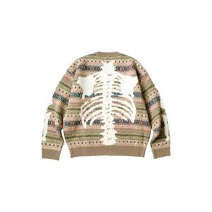 Kapital캐피탈 7G 울 페어 아일 본 크루 스웨터 오렌지 K2310KN134