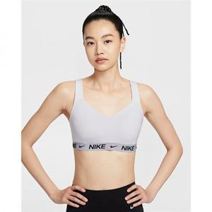 나이키 인디 하이 서포트 여성 패드 어저스터블 스포츠 브라 - 화이트스톤 모브블랙 FD1069-101 277517