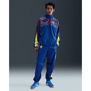 나이키 FC 바르셀로나 스타팅 5 포스 남성 축구 우븐 팬츠 - 짐 블루옵티 옐로우옵티 옐로우 FZ1282-431 276462