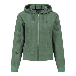 파리게이츠골프자켓 NQC 521E1TF104_KH 여성 테리 스트라이프 후드 집업 티셔츠