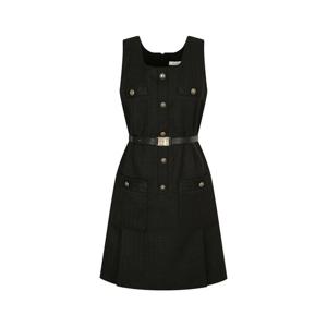 [제이제이 지고트]여성 메탈 버튼 슬리브리스 원피스 GNAA0OPR1