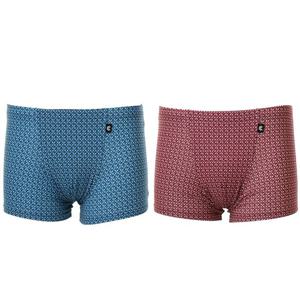 와코루 2매세트 부드럽고 신축성 좋은 폴리스판 사각기하나염 남성 드로즈(WMP2432)