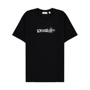 오프화이트 반팔 티셔츠 44MAA027 S26J007001 BLACK