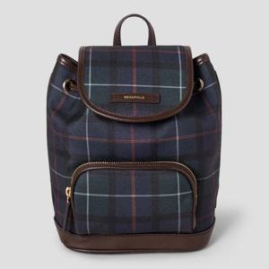 [빈폴] 코어체크 PVC 미니백팩 - 그린 BE61D3M03M