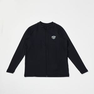 퀵실버 유스 UPF 50+ 원데이 스탠다드 집업 래쉬가드 KF21BR060BLK