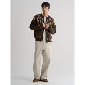 (456121CCEA) [에잇세컨즈] 가먼트 다잉 커브드 코튼 팬츠  베이지